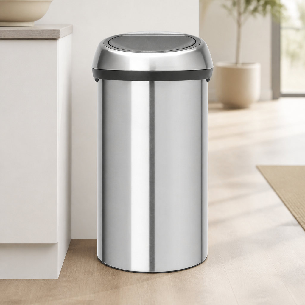 60L Commercial Touch Bin with Soft-Touch Opening System
