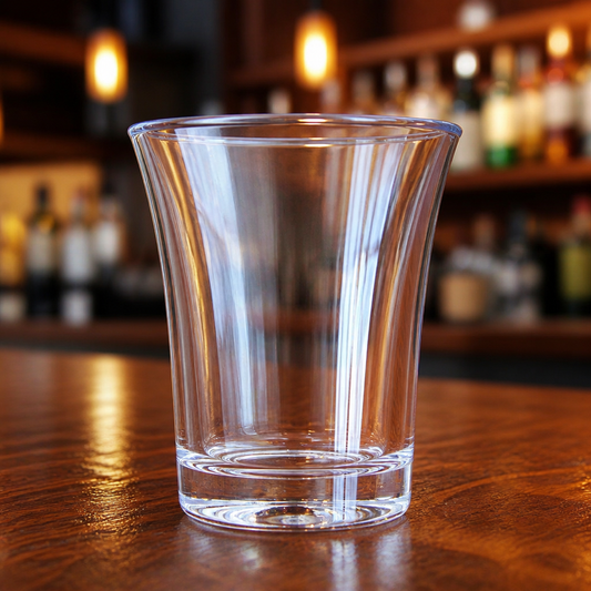 25ml Reusable Polystyrene Shot Glasses - 100 Pack Commercial Use