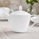 Commercial Teapot 310ml Vitrified Ceramic 6 Pack
