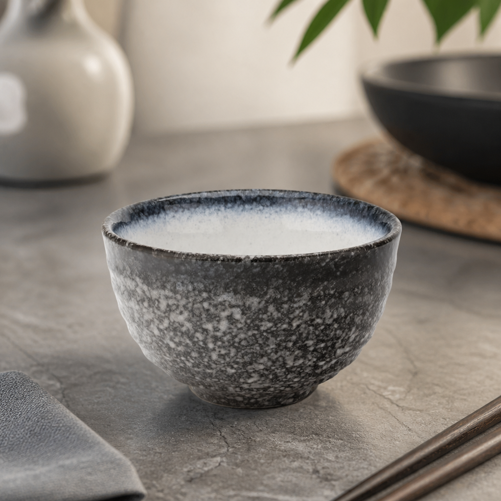 Commercial Rice Bowls 110mm Granite Tone 12 Pack