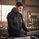 Premium Heavyweight Hoodie with Contrast Paneling and Thumb Grips for Comfort and Style