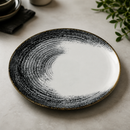 Commercial Coupe Plates 260mm Black Evolve 12 Pack