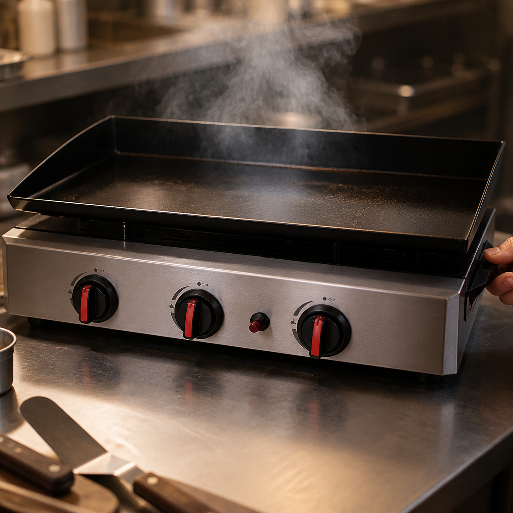 Commercial Outdoor Gas Griddle 630x360mm cooking area