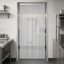 Commercial Metal Fly Screen Chain Door Curtain 80m2 Coverage