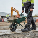 Premium S3 Safety Boots with PU Coated Leather, Aluminium Toecap, and SRC Slip Resistance for Enhanced Comfort and Protection