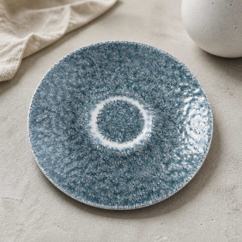 Commercial Espresso Saucers 118mm Topaz Blue 12 Pack