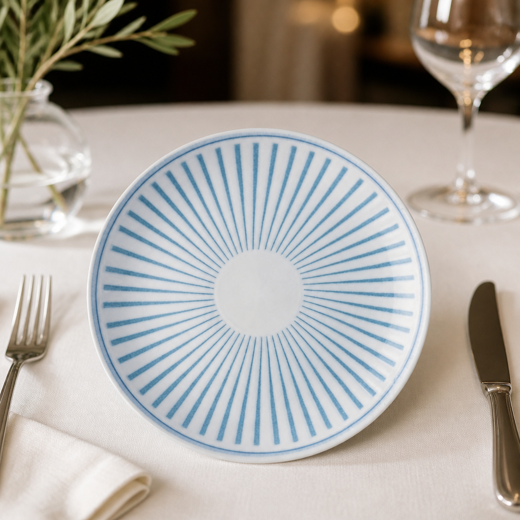 Commercial Coupe Plates 217mm Eco Glaze - 12 Pack