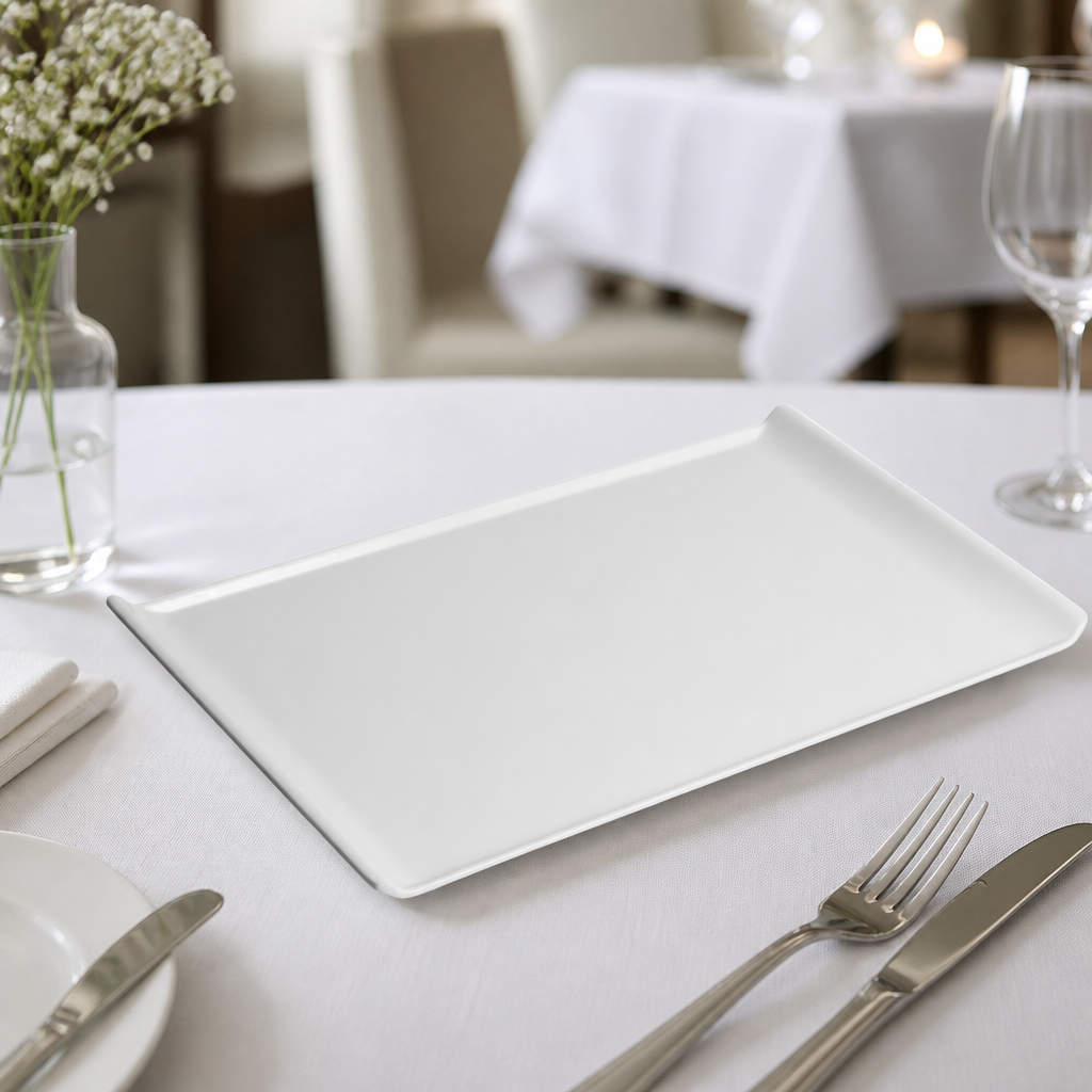 Large Commercial Melamine Platter 530 x 330mm for Buffets