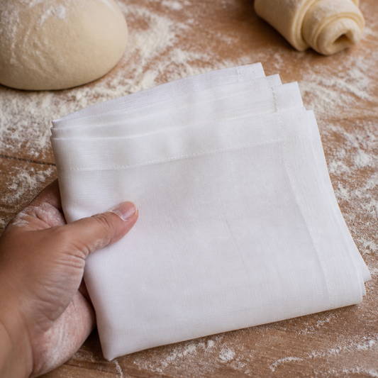 Commercial Muslin Cloth 500mm Square for Food Preparation 12 Pack