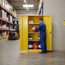 Premium Heavy Duty Floor Cupboard for Hazardous Storage with Liquid-Tight Sump and Fire Resistance Features