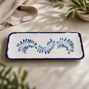Commercial Stoneware Coupe Rectangular Platter 13.75 x 6.25 Inch