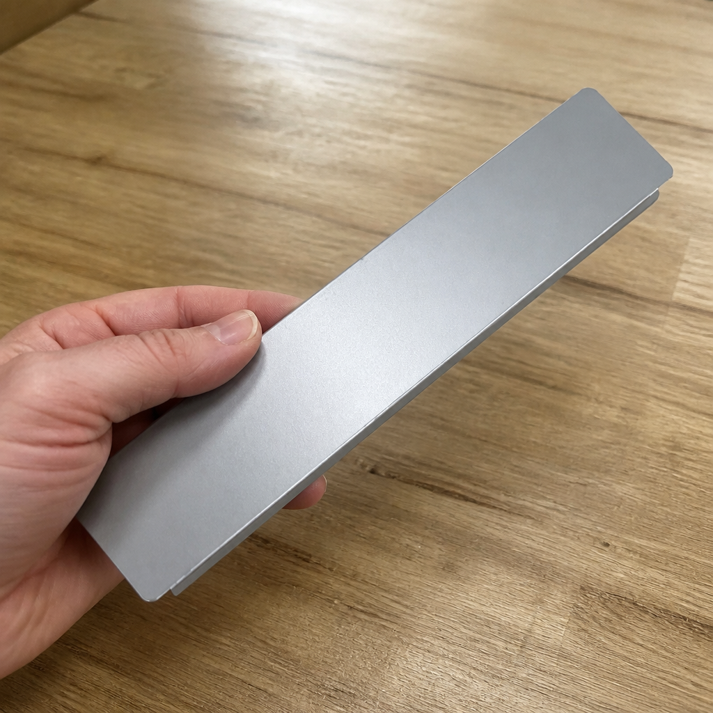 Commercial stainless steel support for countertop fridge