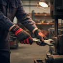 Premium Multi-Task Impact Gloves with Nitrile Coating and Flexible Protection for Enhanced Grip and Durability