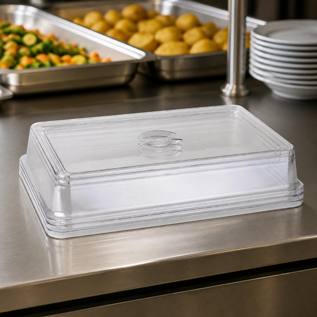 Commercial Plastic Gastronorm Cover 1/1 GN Stackable Lid