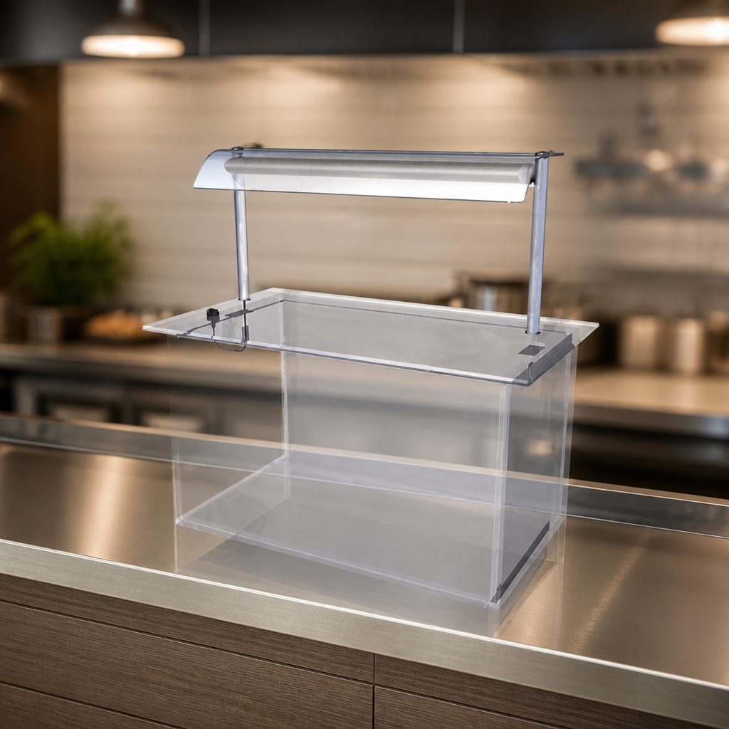 Commercial Drop In Ambient Display Unit 4x 1/1 GN Capacity