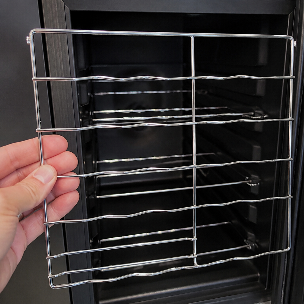 Commercial wine cooler replacement upper shelf for 51 bottles