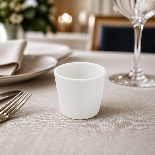 24 pack of 57ml commercial square dip pots for event dining