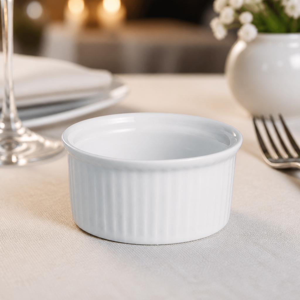 Ramekins 70mm in a pack of 12 for culinary use