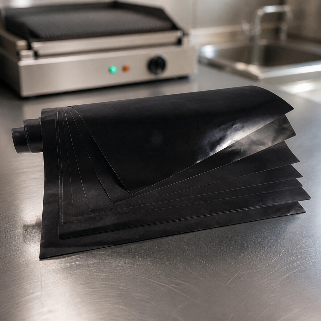 Non-Stick PTFE Sheet for Commercial Contact Grills 10 Pack