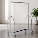 Heavy Duty Commercial Garment Rail 1670mm Chrome Finish