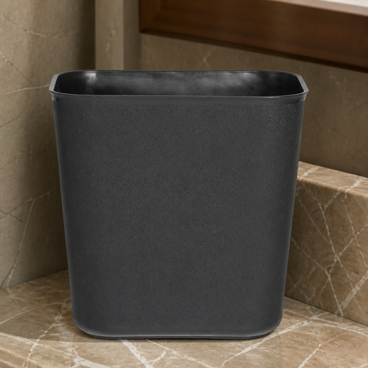Commercial Waste Bin 14L Black Slim Design Space-Saving