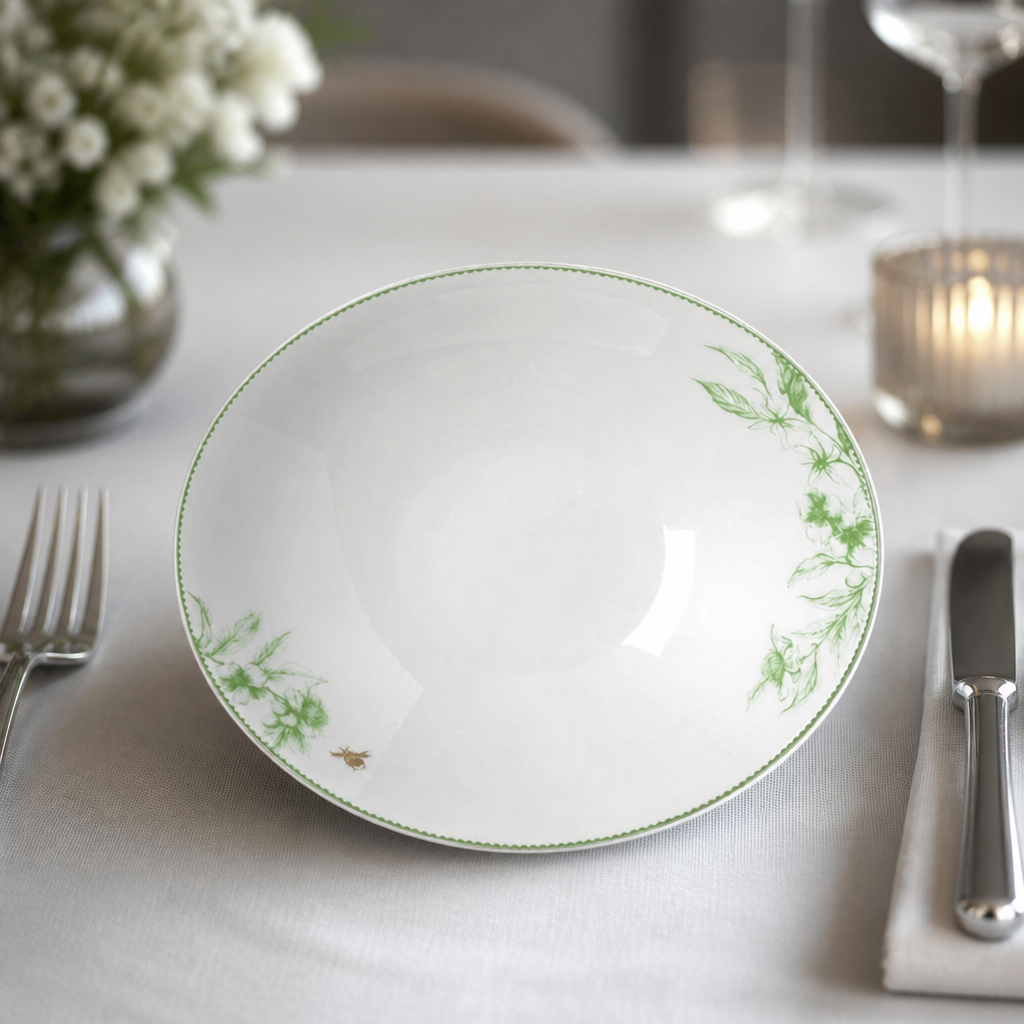 Commercial Coupe Bowls 240mm Hand-Painted Design 12 Pack