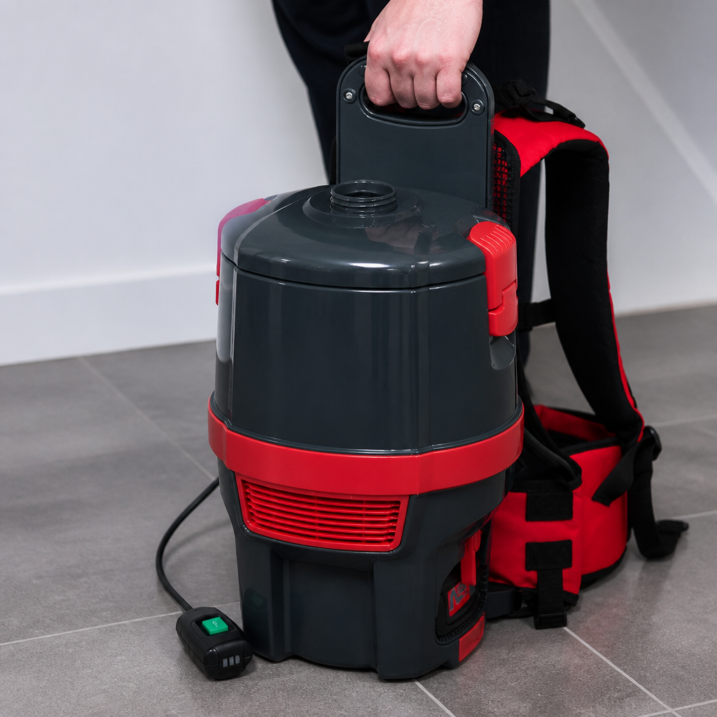 Commercial Cordless Backpack Vacuum Cleaner 5L Capacity