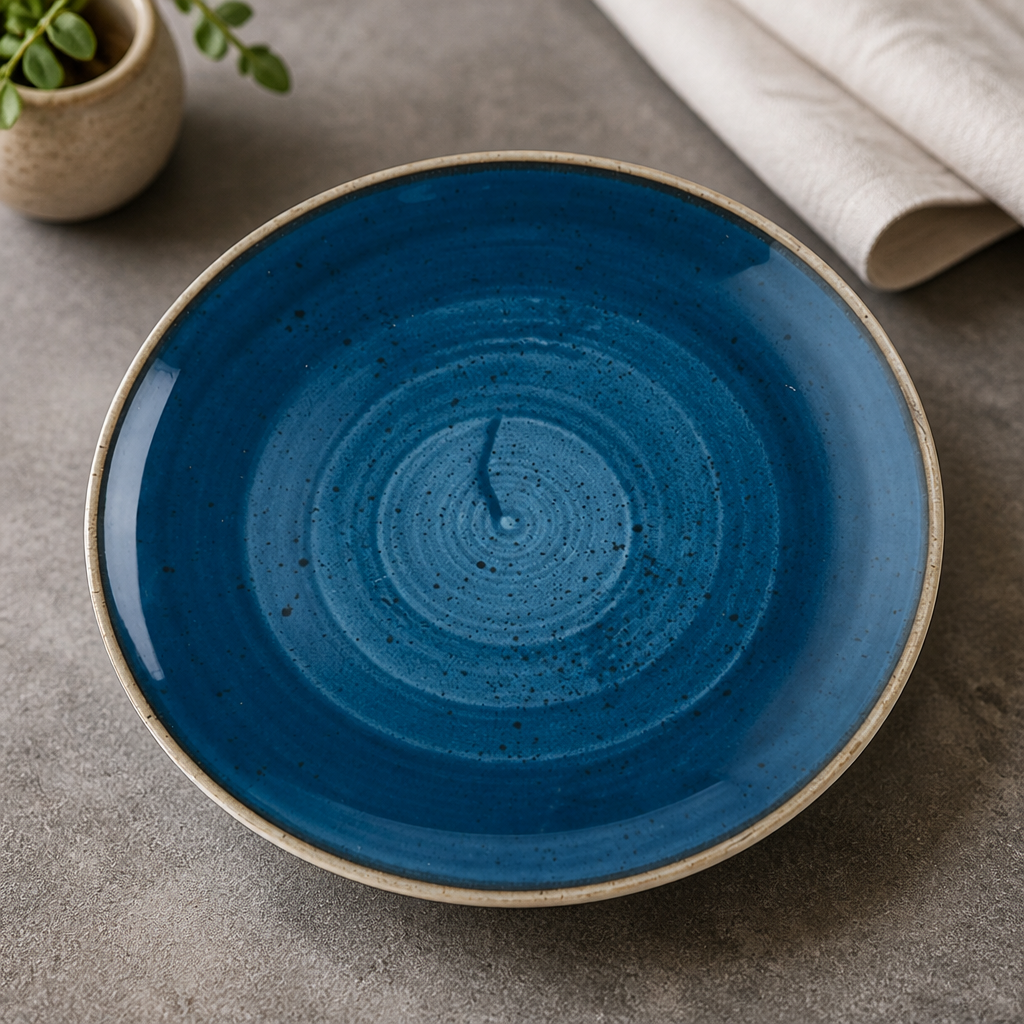 Commercial Coupe Plates 260mm Java Blue - 12 Pack
