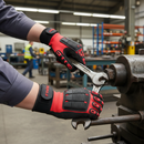 Premium Multi-Task Impact Gloves with Nitrile Coating and Flexible Protection for Enhanced Grip and Durability