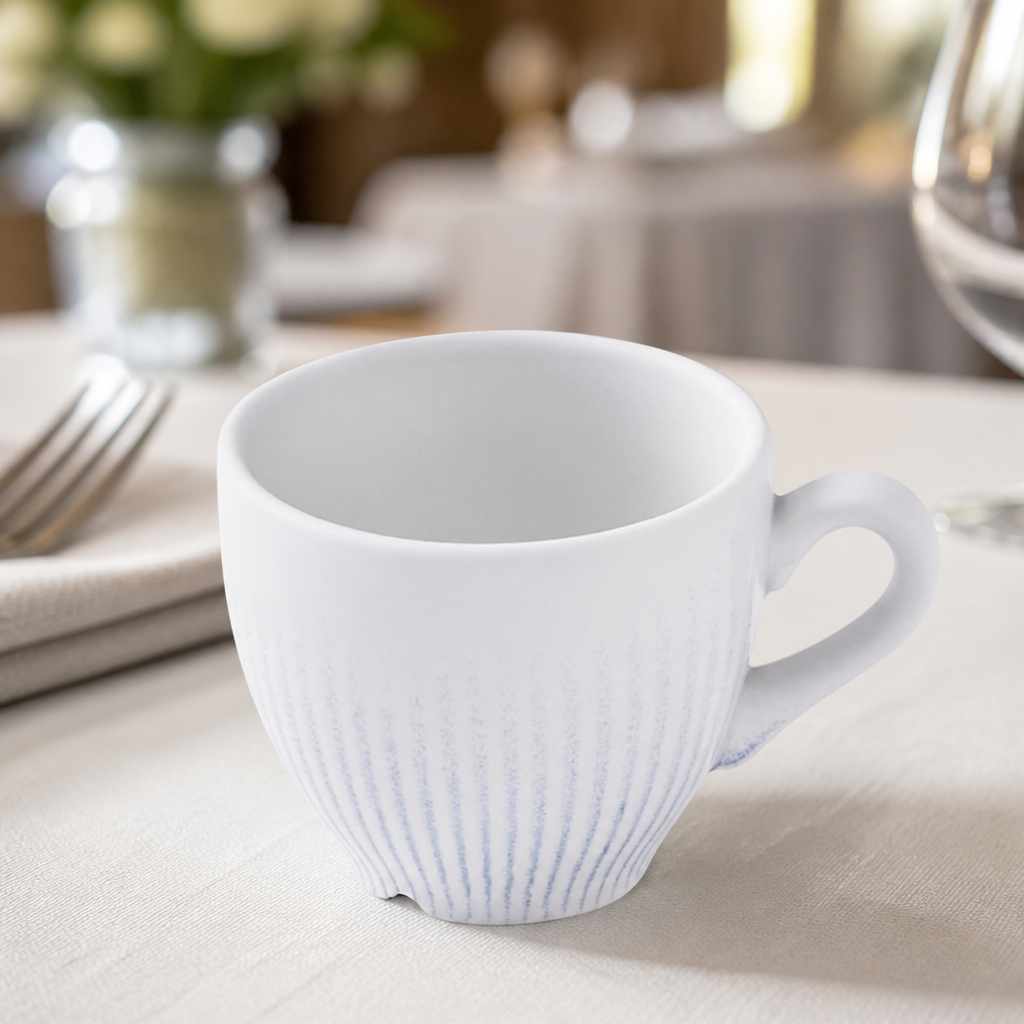Commercial Ceramic Mugs 100ml - 12 Pack for Catering Use
