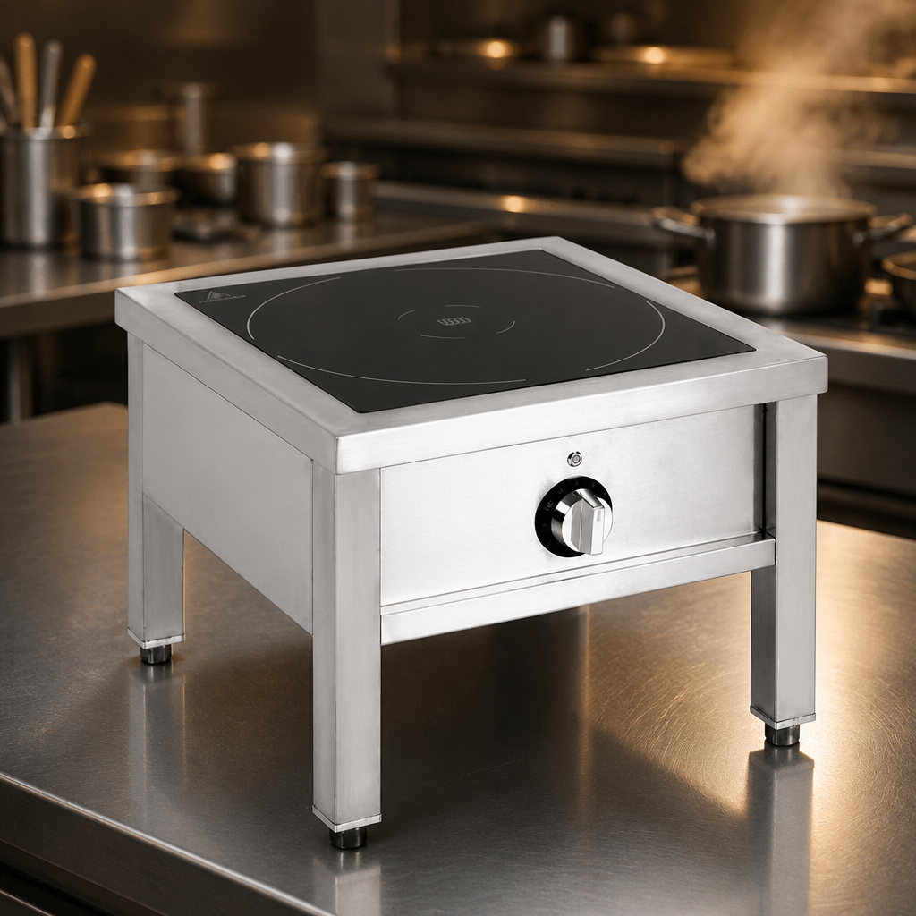 Commercial Induction Stock Pot Stove 8kW for efficient cooking