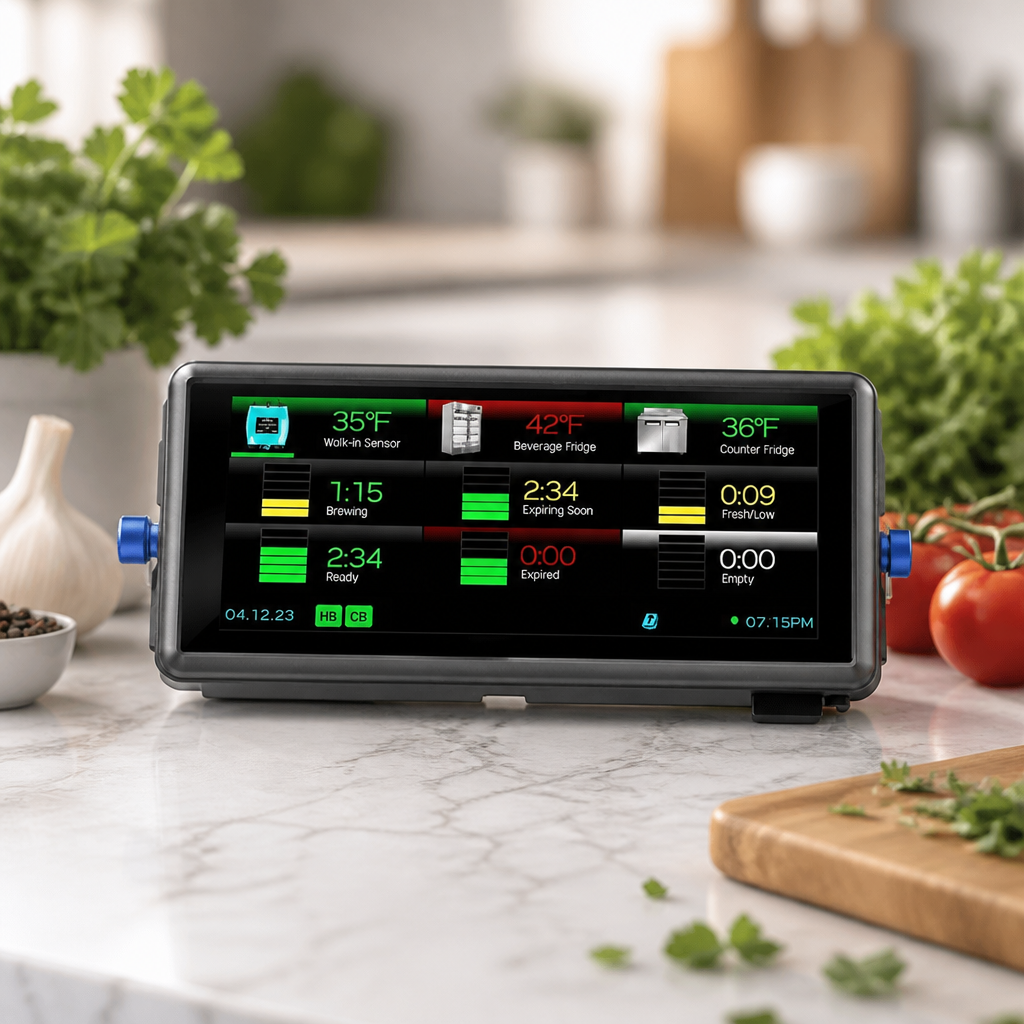 Commercial Wireless Smart Kitchen Timer with Temperature Alerts
