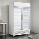 950L Commercial Upright Display Cooler with Light Box