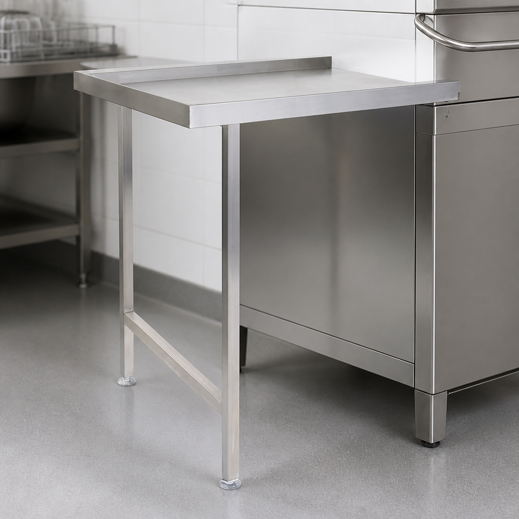 Commercial Right Hand Exit Table 800mm Stainless Steel