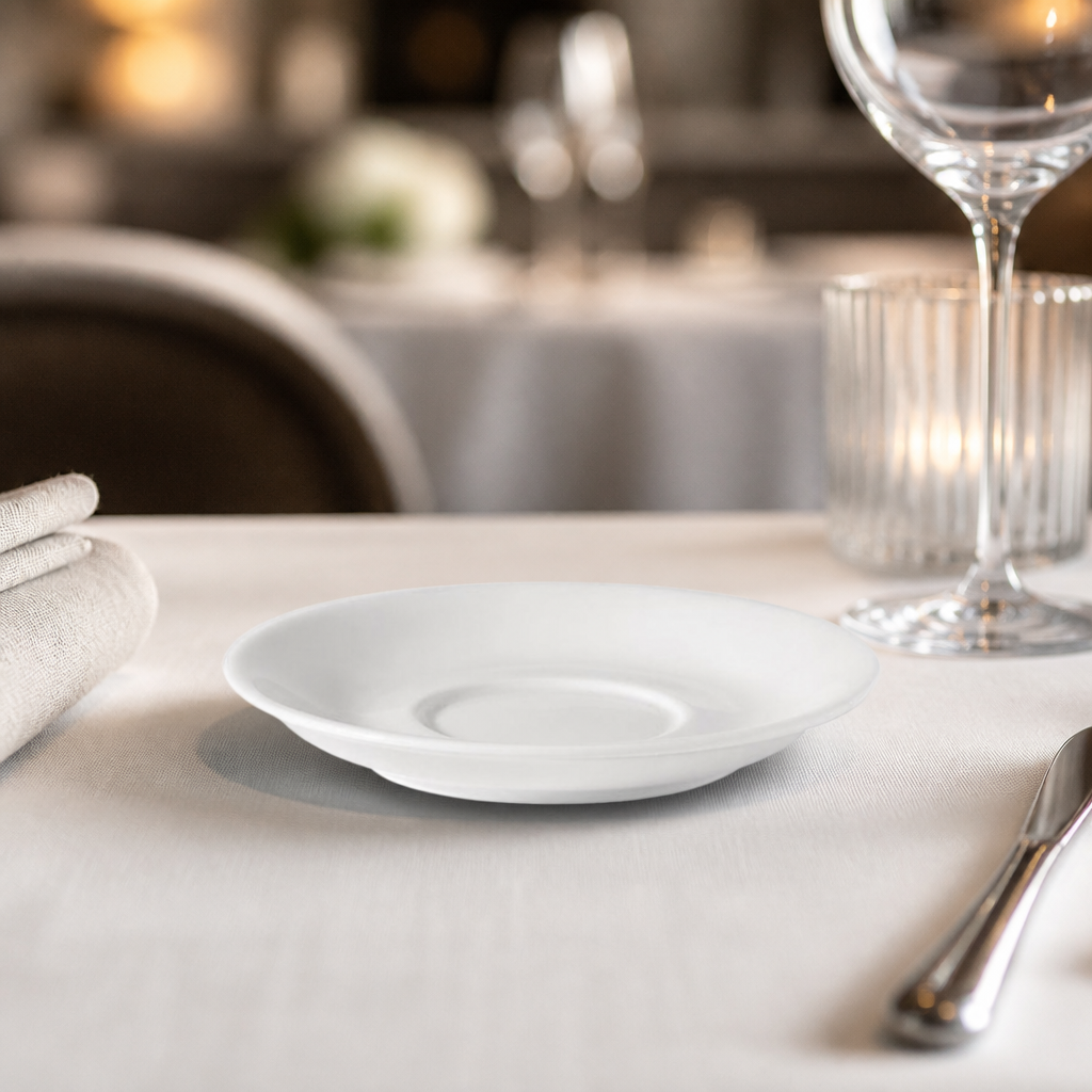 Commercial Porcelain Saucers 160mm 36 Pack