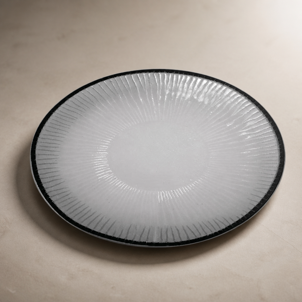 Bamboo Glass Bowl 215mm Commercial Tableware 6 Pack