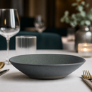 Commercial Teal Bowls 230mm 1.05 Ltr Vitrified Stoneware 24 Pack