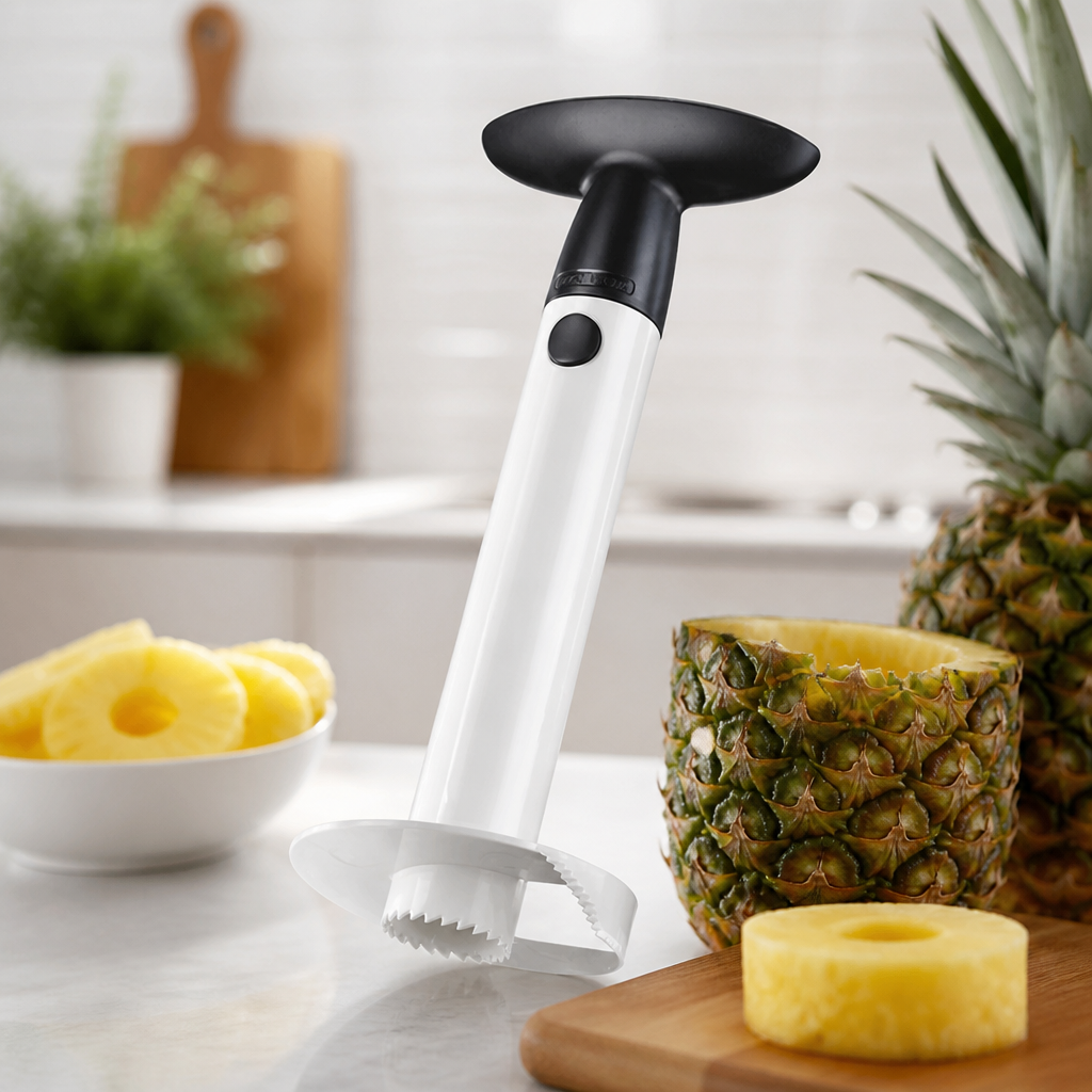 Commercial Pineapple Slicer Corer Peeler Tool for Easy Prep