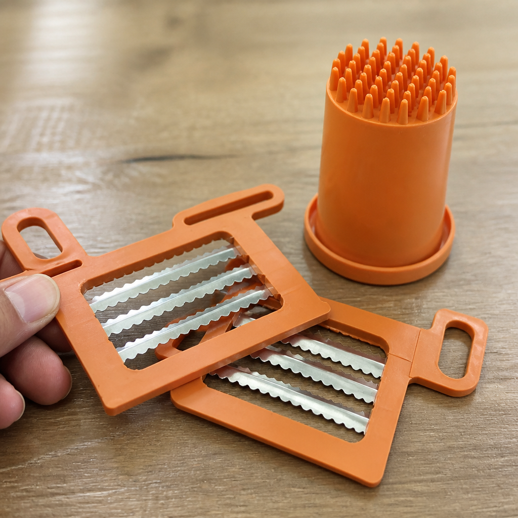 Complete Grid Kit and Pusher for Commercial Veg Cutter