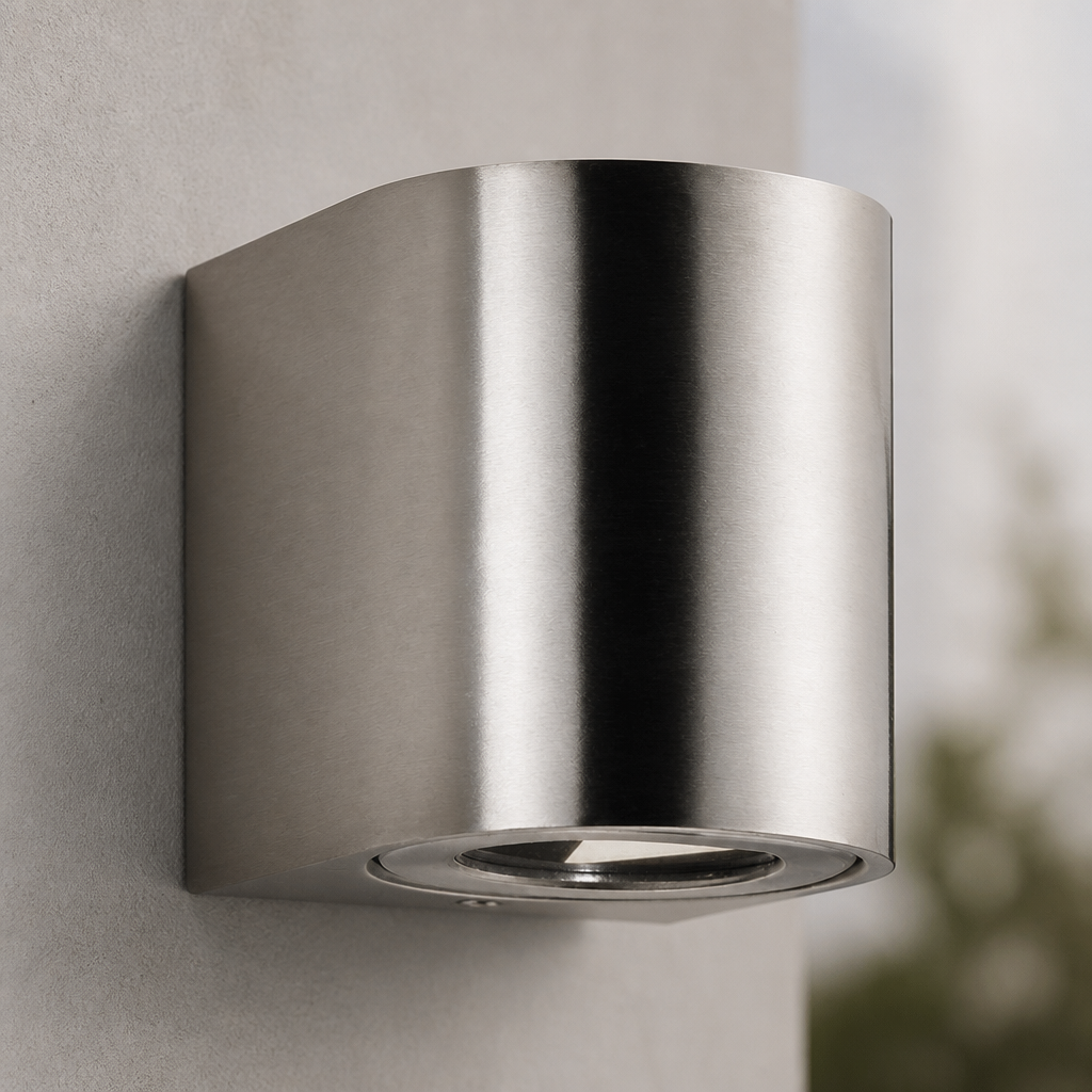 Commercial Stainless Steel Outdoor Wall Light 104mm Height