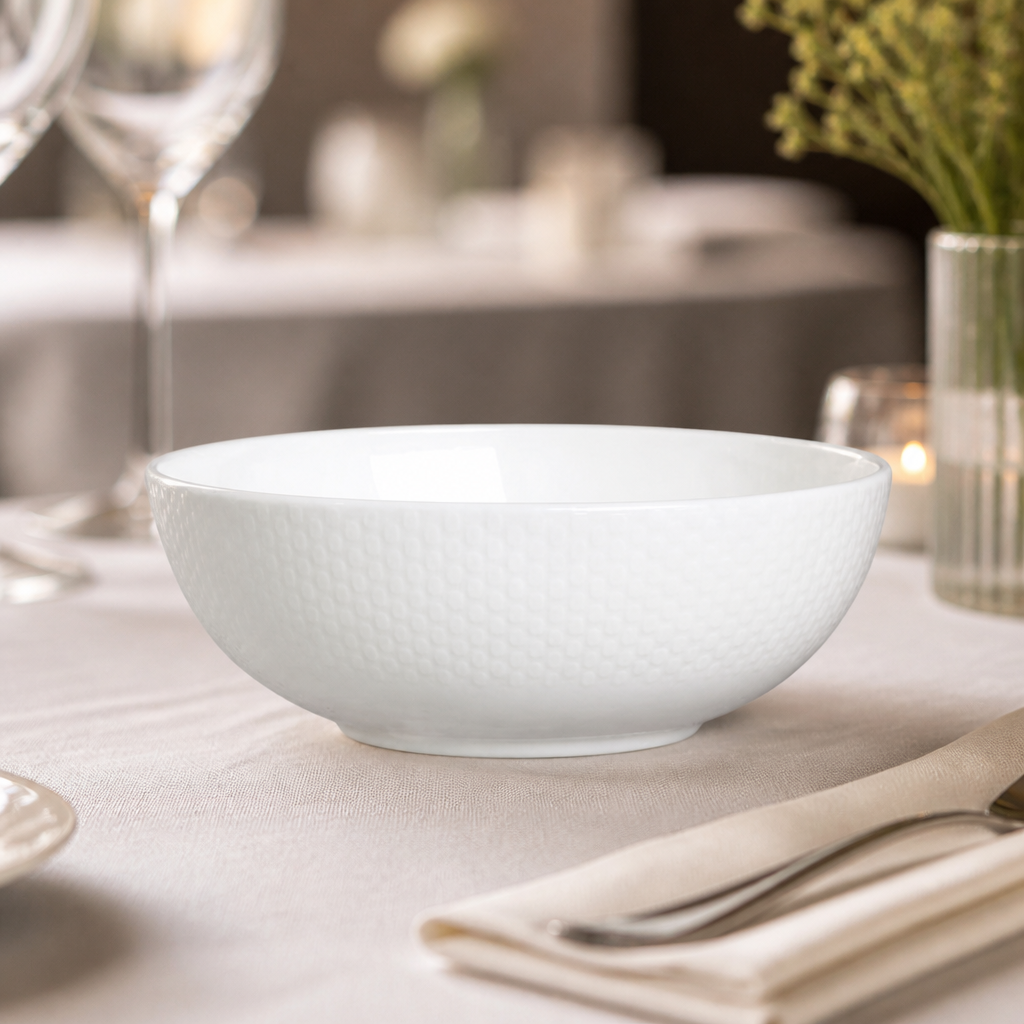 Commercial Bone China Coupe Bowls 145mm - 12 Pack
