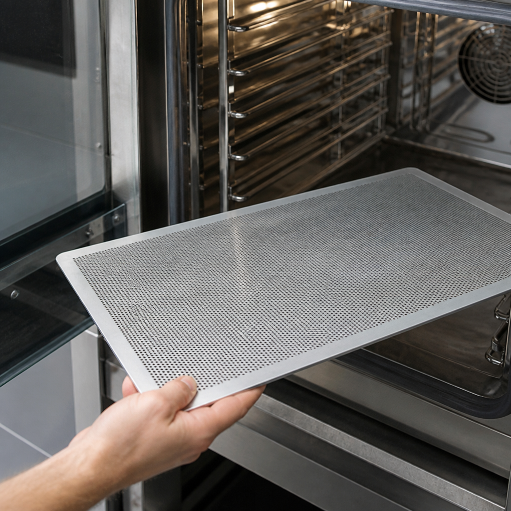 Non-Stick Perforated Baking Tray 400x600mm for commercial kitchens