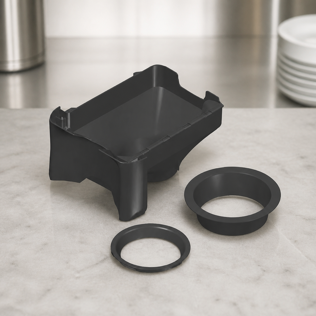 Countertop Conversion Kit for Commercial Juicers Black Plastic