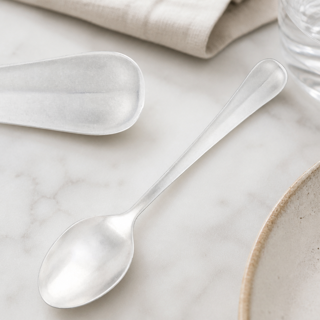 Commercial Moka Spoons 12 Pack Stonewashed Stainless Steel