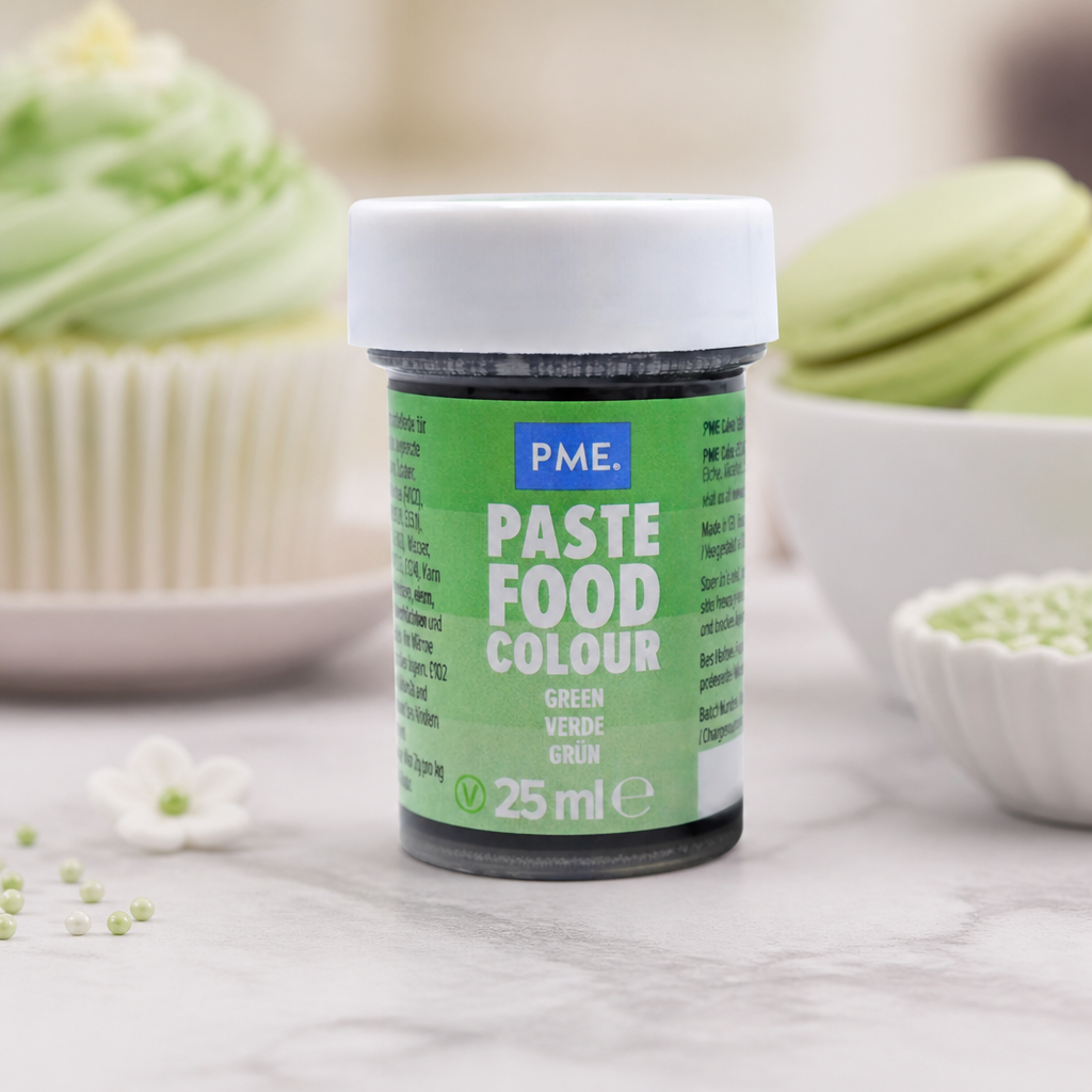 Commercial Food Colour Paste in Pea Green 25g for baking