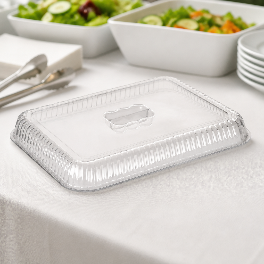 Large Salad Crock Raised Lid - Commercial Food Storage Solution
