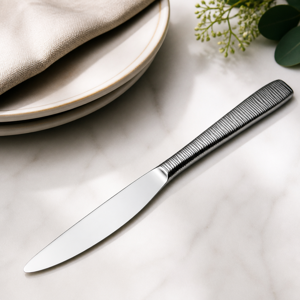 Commercial Bamboo Table Knives Set of 12 for Catering Use