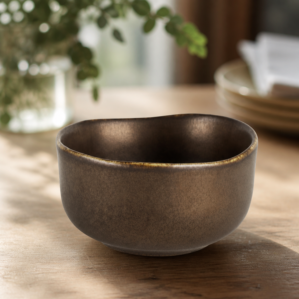 Commercial Ochre Deep Bowls 170mm 900ml Pack of 6