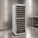 Commercial Dual Zone Wine Fridge 109 Bottle Capacity 326Ltr