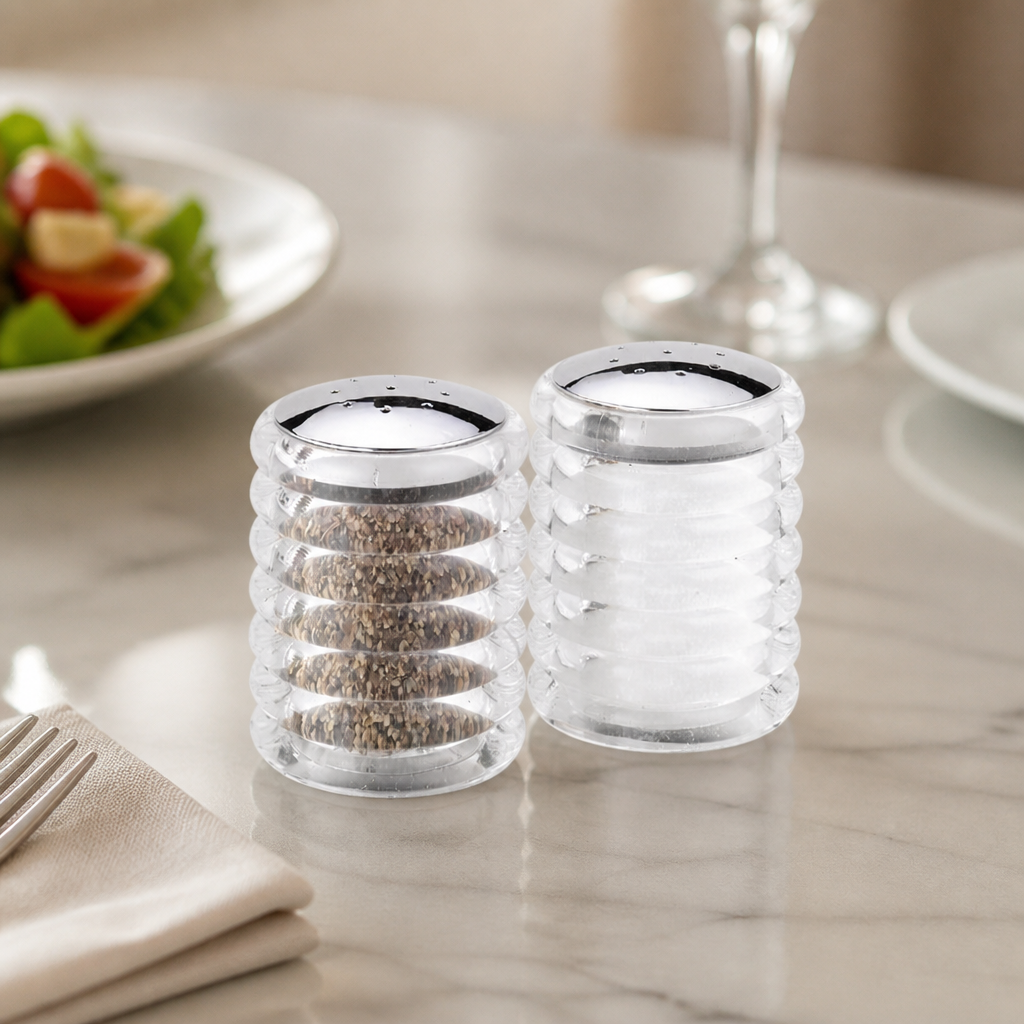 50ml Acrylic Salt And Pepper Shaker Set For Commercial Use